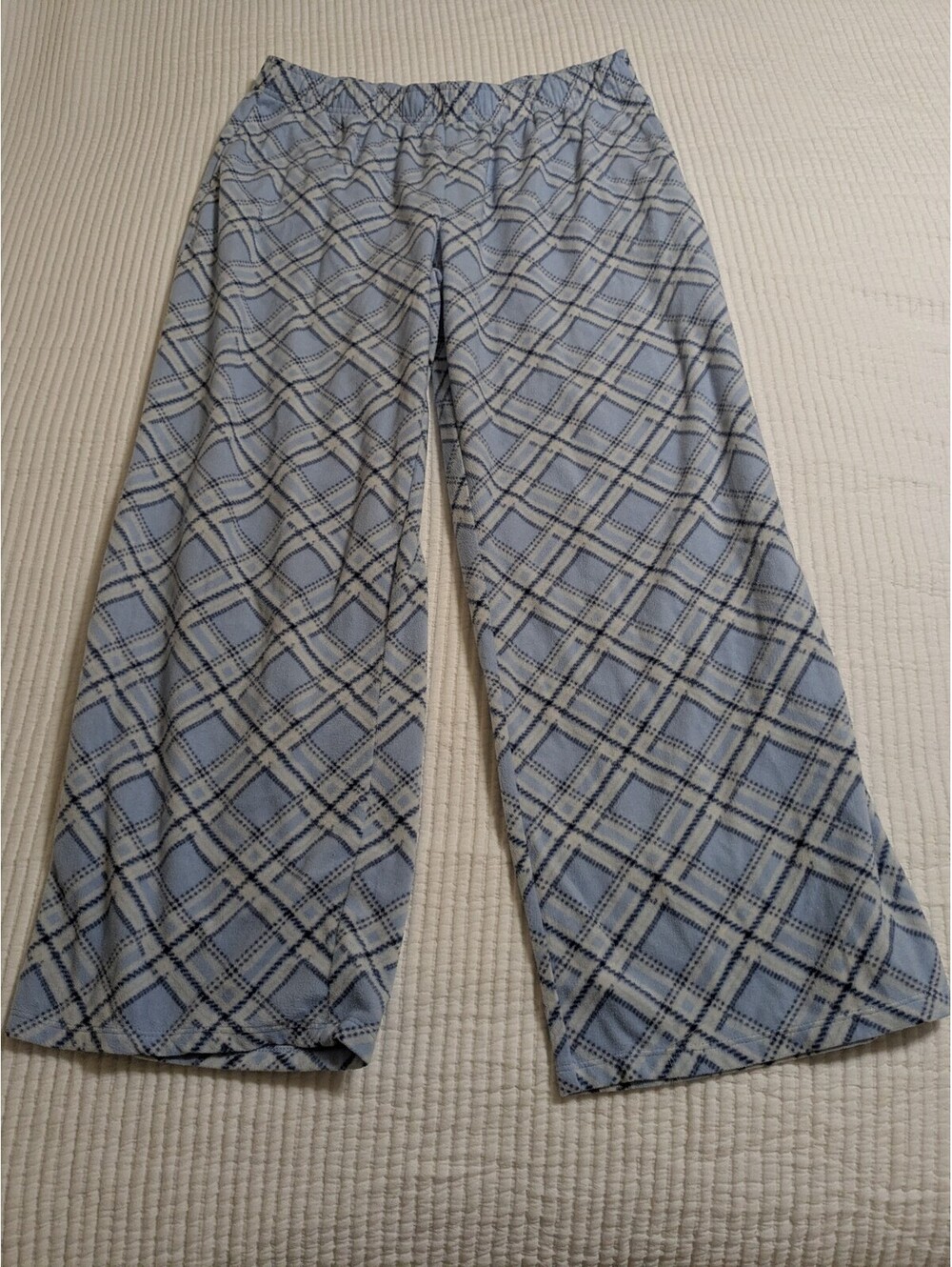 Mudd Flirtitude blue plaid lounge pants